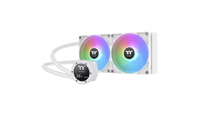 Thermaltake TH280 V2 Ultra ARGB Sync protsessori vedelikjahuti lumivalge