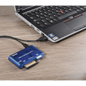 Hama USB 2.0 mälukaardilugeja 35 ühes, sinine 55348