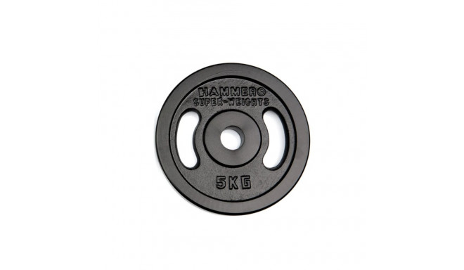 Raskusketas HAMMER Weight Plate, 30 mm, 5 kg