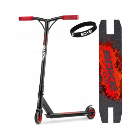 Trikitõukeratas SOKE EVO, must-punane