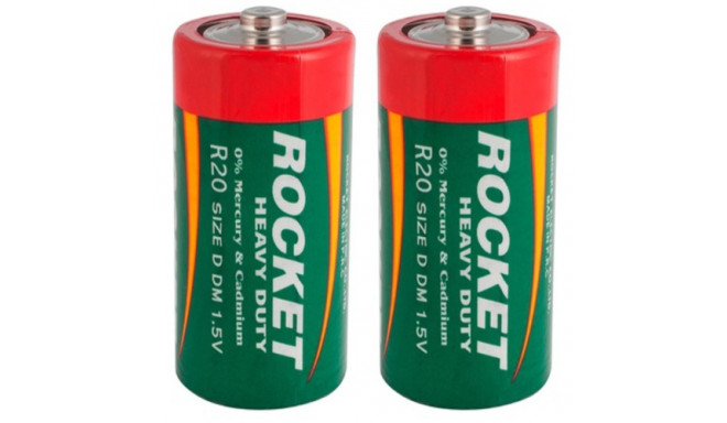 Rocket R20-2AA (D) Cellophane Pack 2pcs