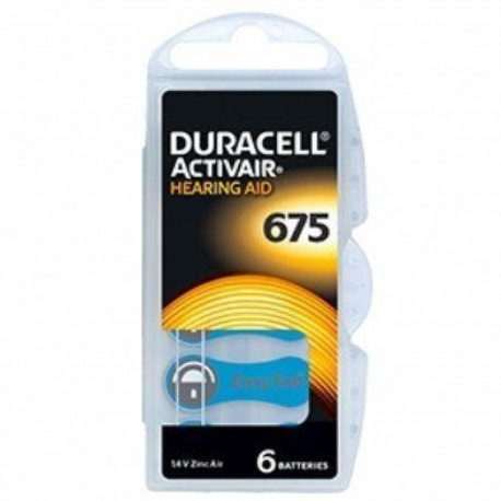 Duracell patarei 675/A675 6tk