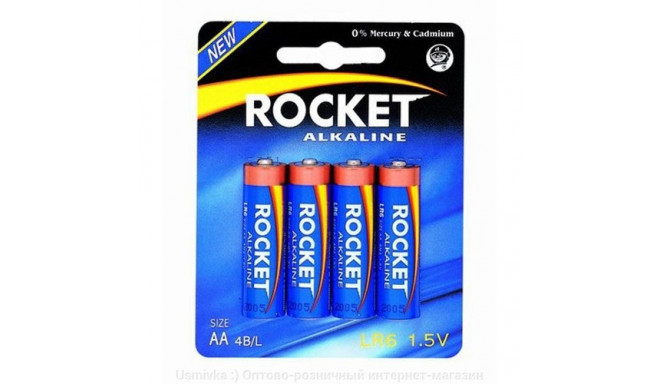 Rocket LR6-4BB (AA) Blister Pack 4pcs