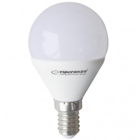 Esperanza ELL152 LED lamp E14 G45 6W 3000K 580lm