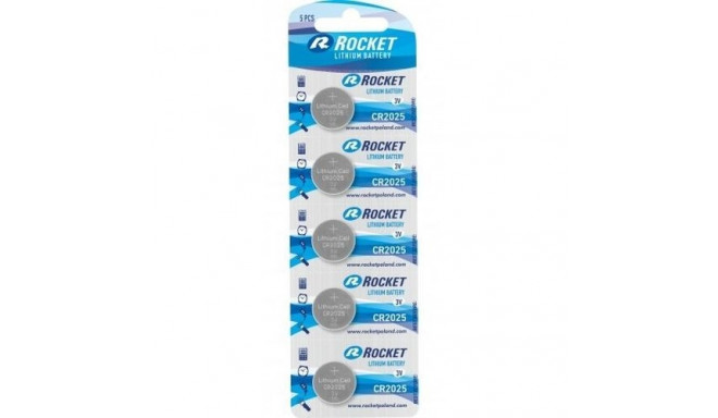 Rocket CR2025-5BB Blister Pack 5pcs.