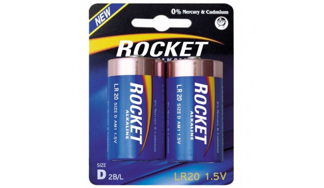 Rocket LR20-2BB (D) Blister Pack 2pcs