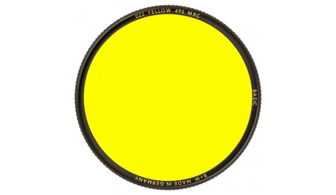 B+W filter 49mm MRC Basic, kollane