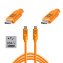 TetherPro kaabel USB-C - USB-C 3m, oranž