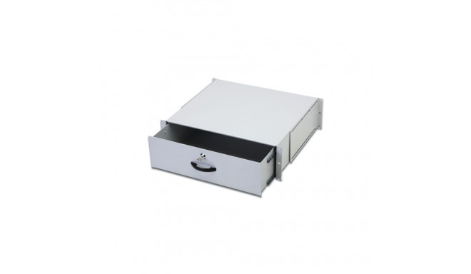 DIGITUS Document storage for network & server cabinets, 3U, grey