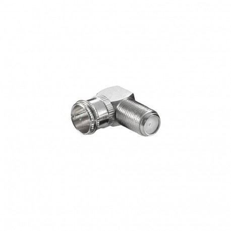 PremiumCord Angle adapter: F male (Quick) > F female 90°