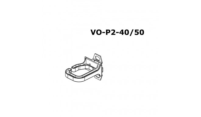 CONTEG Plastic cable brackets 40x50 MM, vertical