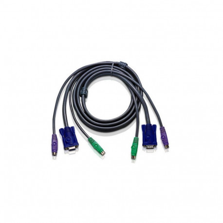 ATEN KVM cable CS-114A, CS138A, CS-84A, PS/2, 3m