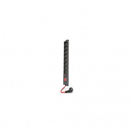 SURGE PROTECTOR ACAR R8 POWER 10M 8X FRENCH OUTLETS BLACK 16A