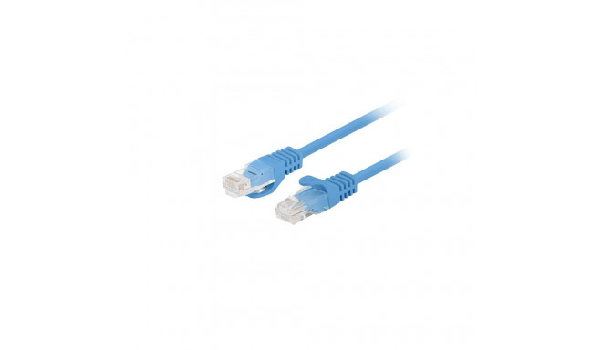 PATCHCORD CAT.6 UTP 0.25M BLUE FLUKE PASSED LANBERG 10-PACK