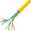 LAN CABLE 1GB/S 305M SOLID CCA YELLOW LANBERG