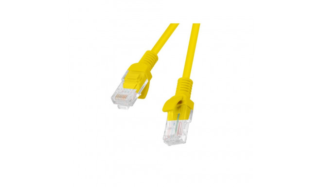 PATCHCORD CAT.5E UTP 20M YELLOW FLUKE PASSED LANBERG