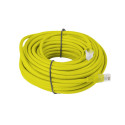 PATCHCORD CAT.5E UTP 20M YELLOW FLUKE PASSED LANBERG