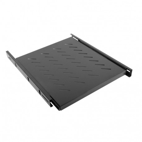 Lanberg väljatõmmatav riiul 19" rack-kappidele 1U/463x550MM, kandevõime kuni 60KG, must