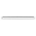 PATCH PANEL BLANK 24 PORT 1U FOR KEYSTONE MODULES GREY LANBERG