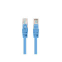 PATCHCORD CAT.6 UTP 1.5M BLUE FLUKE PASSED LANBERG 10-PACK