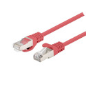 PATCHCORD CAT.6 FTP 1M RED FLUKE PASSED LANBERG 10-PACK