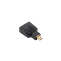 HDMI(F)->HDMI MICRO(M) ADAPTER BLACK LANBERG