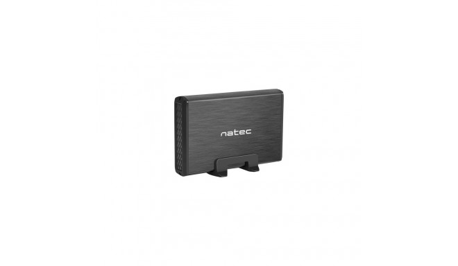EXTERNAL HDD/SSD ENCLOSURE NATEC RHINO SATA 3.5" USB 3.0 ALUMINUM BLACK