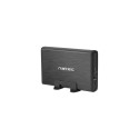 EXTERNAL HDD/SSD ENCLOSURE NATEC RHINO SATA 3.5" USB 3.0 ALUMINUM BLACK