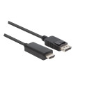 DISPLAYPORT(M) V1.1 ->HDMI(M) CABLE 3M BLACK LANBERG