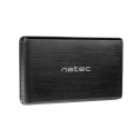 EXTERNAL HDD/SSD ENCLOSURE NATEC RHINO SATA 3.5" USB 3.0 ALUMINUM BLACK