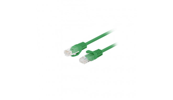 PATCHCORD CAT.6 UTP 2M GREEN FLUKE PASSED LANBERG 10-PACK