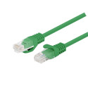 PATCHCORD CAT.6 UTP 2M GREEN FLUKE PASSED LANBERG 10-PACK
