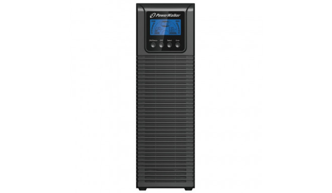 UPS POWERWALKER VFI 3000 TGS ON-LINE 3000VA TGS 3X IEC C13 OUTLETS USB-B RS-232 LCD TOWER NO BAT