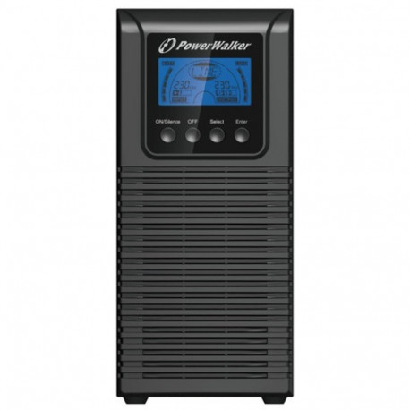 UPS POWERWALKER VFI 1000 TGS ON-LINE 1000VA TGS 3X IEC C13 OUTLETS USB-B RS-232 LCD TOWER EPO NO BAT