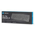 KEYBOARD NATEC DISCUS 2 SLIM US LAYOUT BLACK