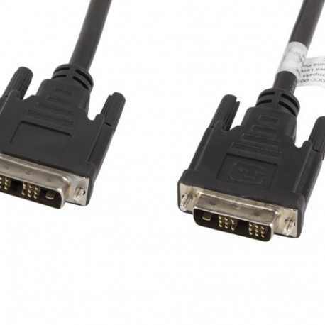 DVI-D(M)(18+1)->DVI-D(M)(18+1) CABLE 3M BLACK SINGLE LINK LANBERG