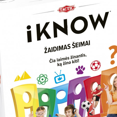 TACTIC Board game IKNOW Family quiz (In Lithuanian lang.)