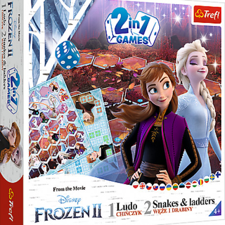 TREFL FROZEN lauamäng 2 in 1, Lumekuninganna 2