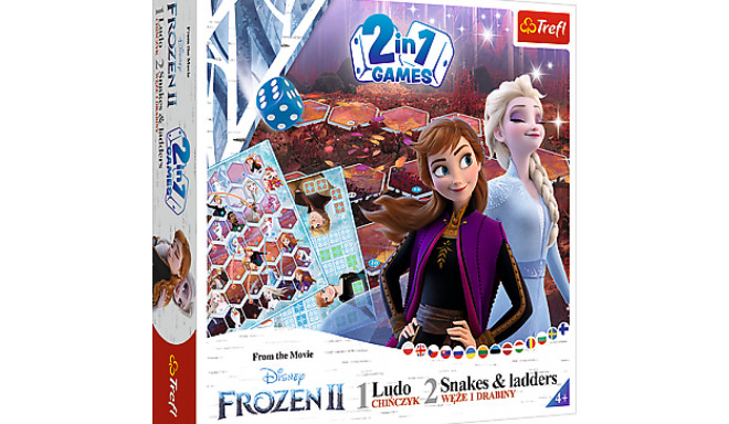 TREFL FROZEN lauamäng 2 in 1, Lumekuninganna 2