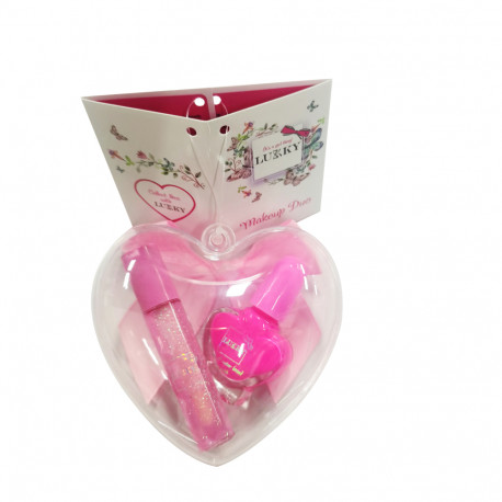 LUKKY Make-up duo set with nail polish and lip gloss