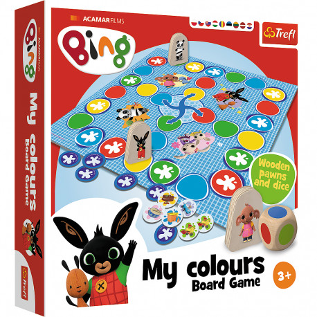 TREFL boardgame BING My colours
