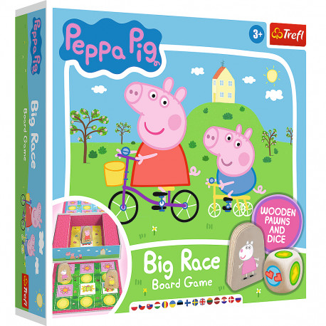 TREFL PEPPA PIG game Big race