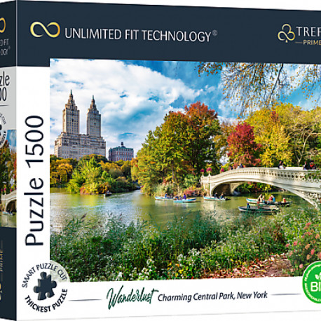 TREFL Prime pusle Wanderlust Central Park, 1500 osa