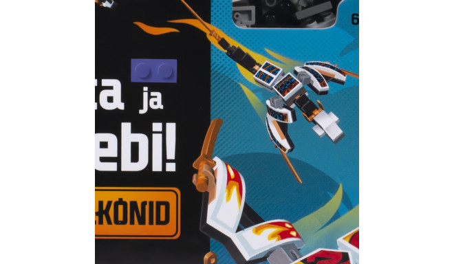 LEGO NINJAGO Tegevusraamat "Ehita ja kleebi! Draakonid" (eesti keeles)