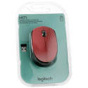 Logitech wireless mouse M171, red