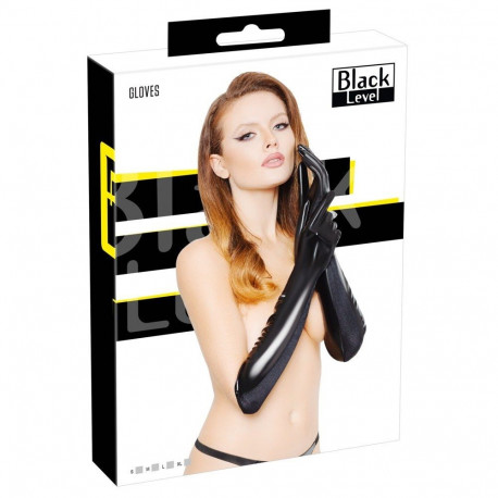 Rękawiczki winylowe Anna S Black Level