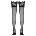 Pończochy samonośne z koronką XL