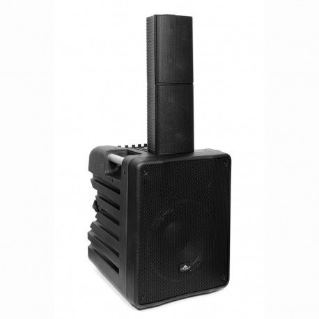 Vyrve Audio MIZAR, compact PA system (subwoofer with power mixer, 2 satellite speakers with cables,