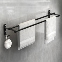 AG987 WIESZAK ŚCIENNY NA RĘCZNIKI 60CM    LOFT