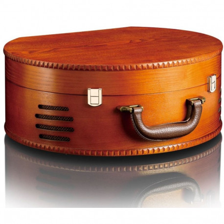 Retro turntable PC encording speakers Lenco, brown